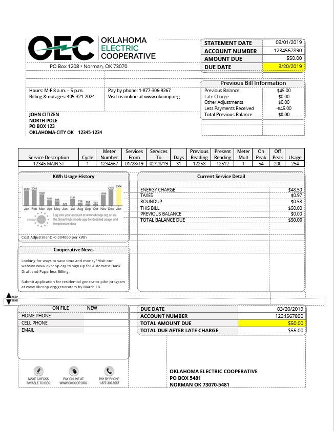  Minol USA business utility bill 